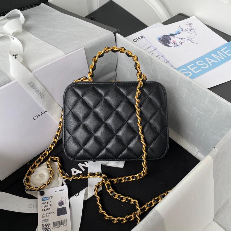 Chanel Chain Package AS3318 Sheepskin Black